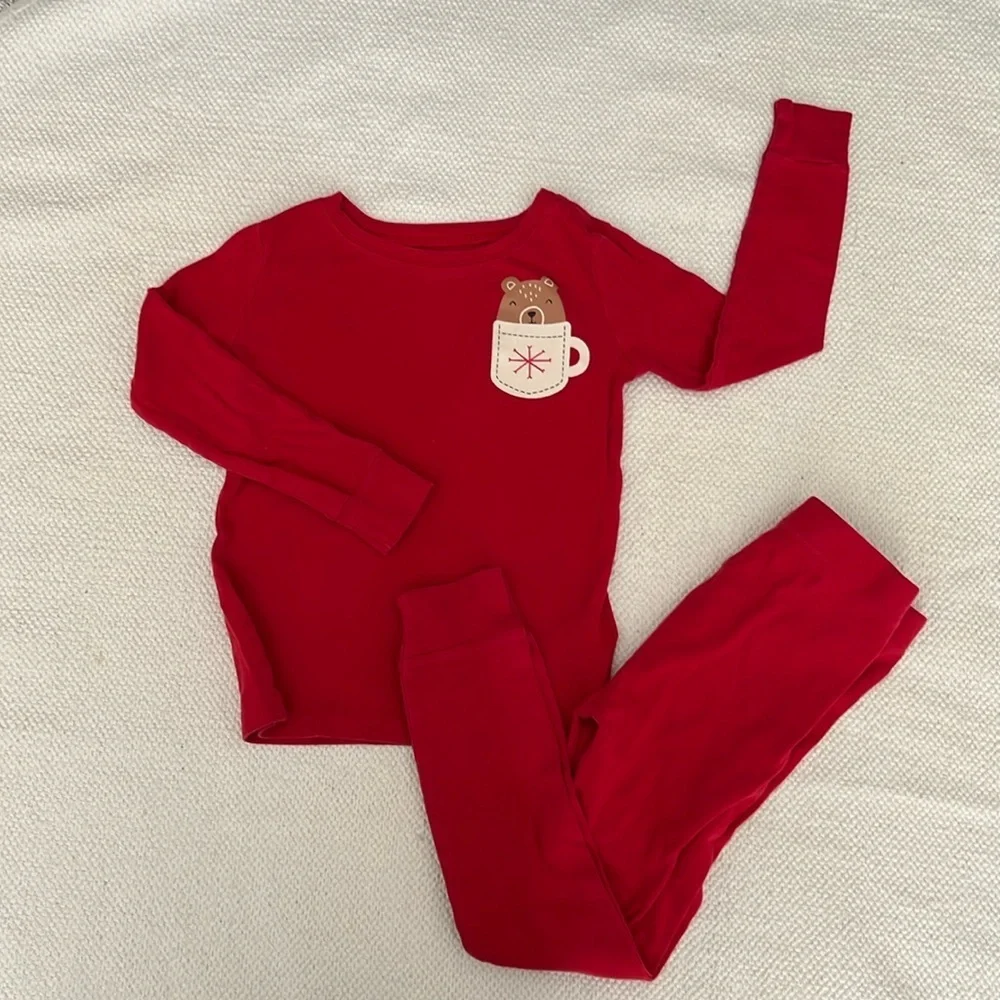 Old Navy Boys Girls Bear 🐻 Pajamas Set